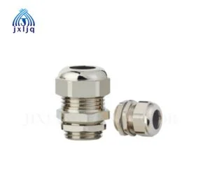Brass cable gland with silicone rubber sealing insert from Jixiang Connector