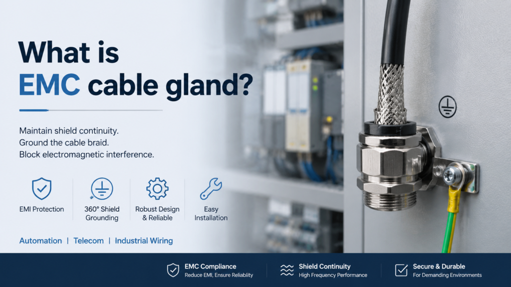 What is EMC cable gland?